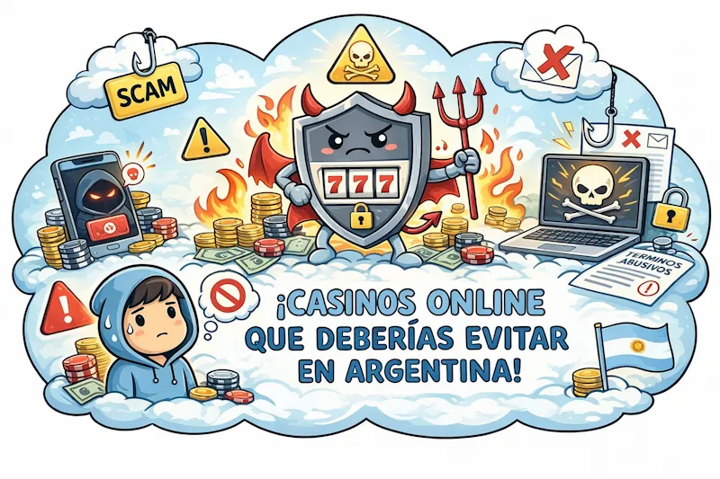 Nombres de casinos online que deberías evitar en Argentina